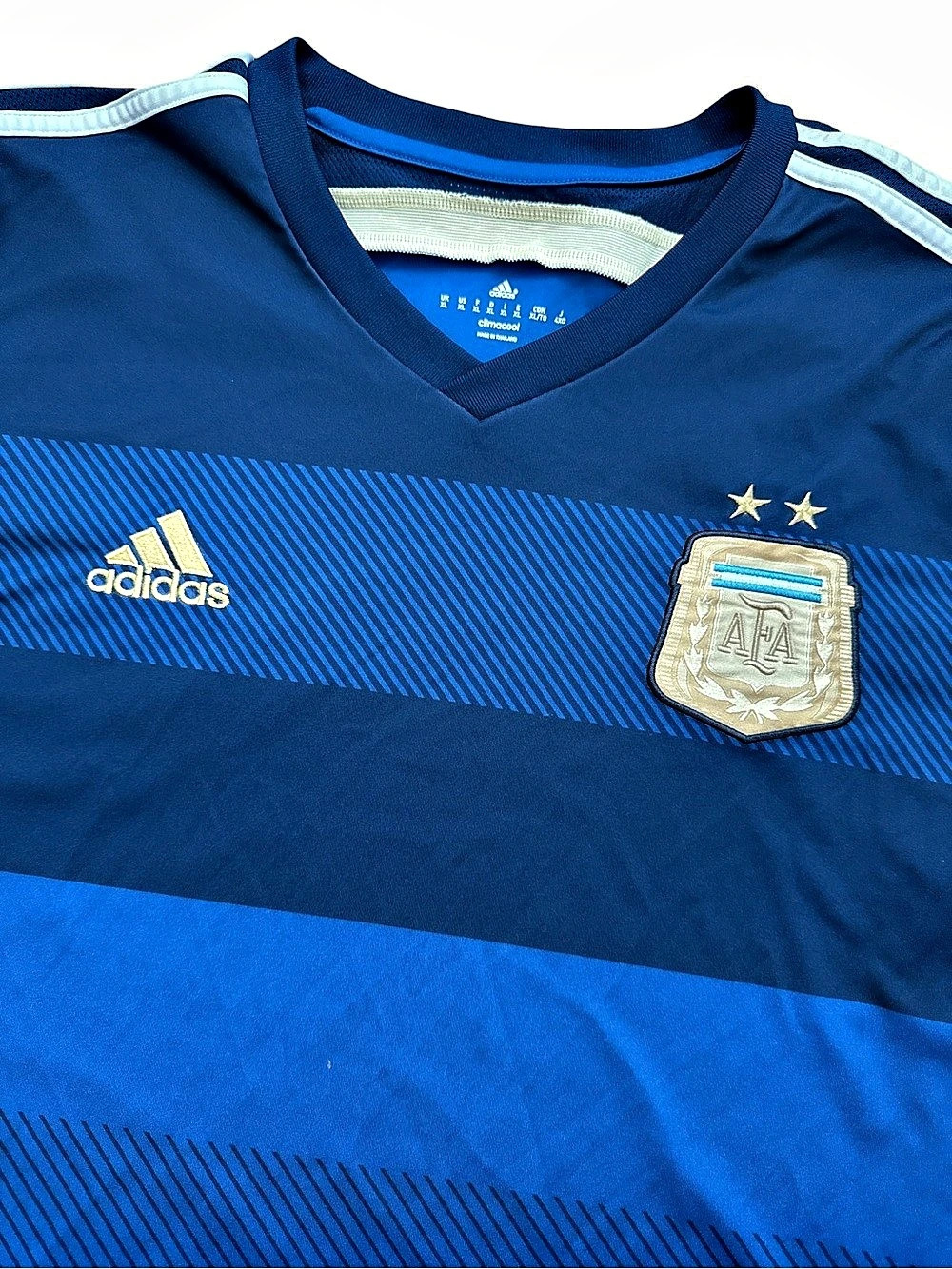 Adidas Argentina 2013 Blue Men’s Soccer/Futbol Jersey Size XL Climacool Soccer